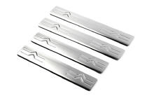 Citroen C-4 2010-2018 Seuils de porte OmsaLine (4 pcs, inox) photo 2