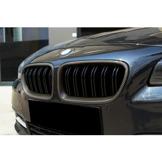 Calandres M-Look (noir brillant avec hydro-dipping carbone) BMW 5 Series F10/F11 2010–2016 photo 1