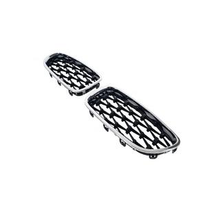 Calandres Double Haricot Diamond Black avec contour chromé BMW 5 Series F10/F11 2010–2016 photo 4