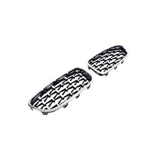 Calandre Double Nieren Diamond Silver (Contour Chrome) BMW 5 Series F10/F11 2010–2016 photo 3