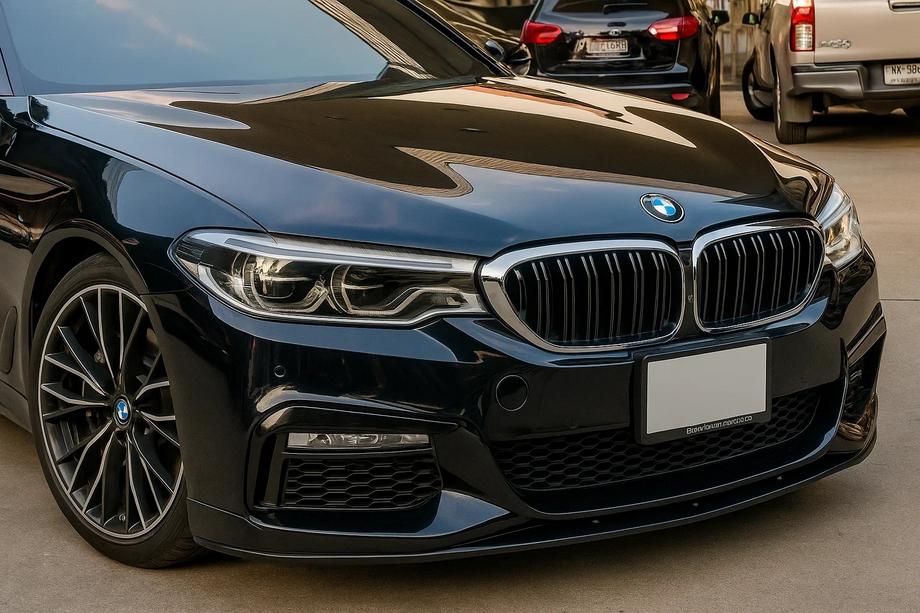 BMW Série 5 G30/G31 2017–2023 Calandre M-Look (2017-2020, Noir Brillant avec Encadrement Chrome) Photo 1