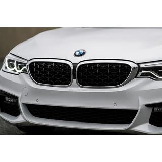 Grilles de calandre Diamond Black V1 (2017-2020, contour chromé) BMW Série 5 G30/G31 2017–2023 photo 1