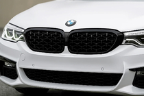 BMW Série 5 G30/G31 2017–2023 Grilles de calandre Diamond Black V1 (2017-2020, contour noir) photo 1