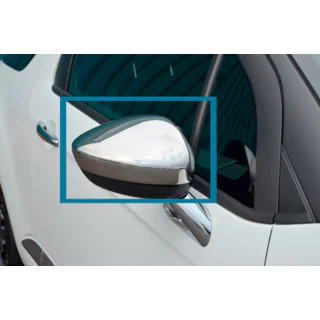 Coques de Rétroviseurs (2 pcs, Inox) photo 2
