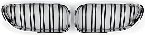 BMW 6 Series F12/F13/F06 2011-2018 Calandre M-Look (Noir Brillant avec Encadrement Chrome) photo 2