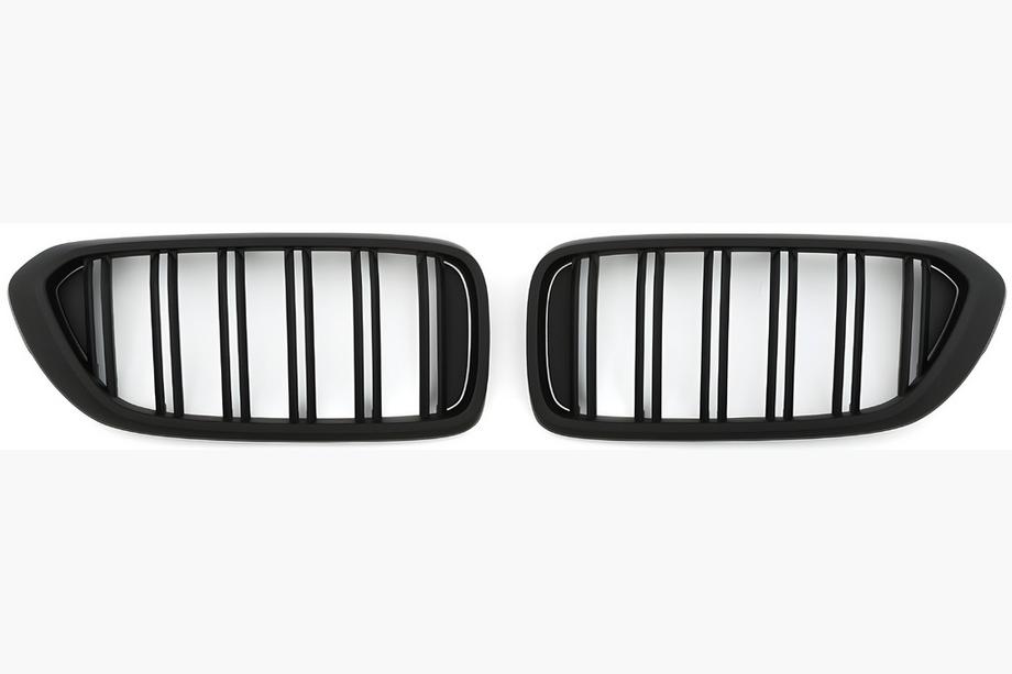 BMW 6 Series G32 2017- Calandre M-Look (2017-2020, Noir Mat) Photo 2