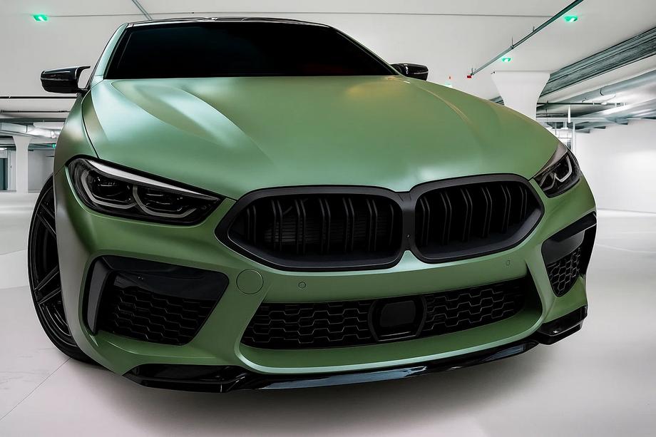 BMW 8 Series G14/G15/G16 2018- Calandre Double M-Look (2018-2022, Noir Mat) Photo 1