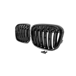 Calandre M-Look (2015-2019, Noir Brillant) BMW X1 F48 2015-2022 photo 4