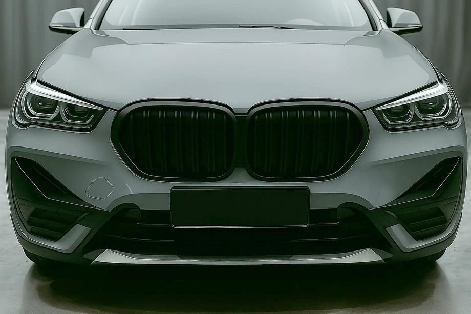 BMW X1 F48 2015-2022 Calandre Double M-Look (2020-2022, Noir Mat) Image
