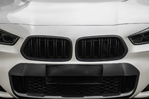 BMW X2 F39 2018-2023 Calandre double M-Look (noir mat) photo 1