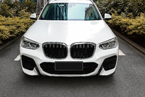 BMW X3 G01 2018- Calandre M-Look (2018-2021, Noir Brillant avec Encadrement Chrome) photo 1