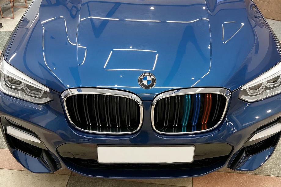 BMW X4 G02 2018- Calandre M-Look (2018-2021, M-Color avec contour chromé) Photo 1