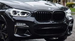 BMW X3 G01 2018- Calandre Double Haricot 1 Bar (2018-2021, Noir Brillant) photo 4