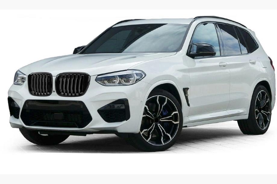 BMW X3 G01 2018- Calandre Double Haricot 1 Bar (2018-2021, Noir Brillant) Image