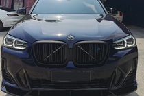 BMW X3 G01 2018- Calandre M-Look (2021+, Noir Mat) photo 3