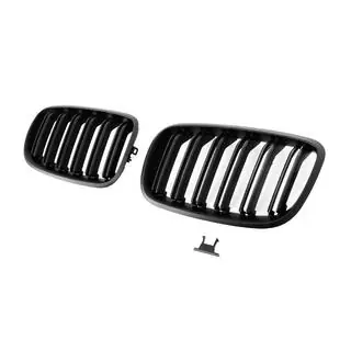 Calandre double M-Look (noir mat) photo 4