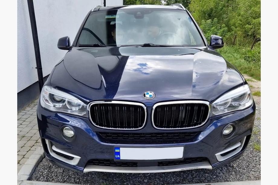 BMW X6 F16 2014-2019 Calandre M-Look (Noir Brillant avec Encadrement Chrome) Photo 3