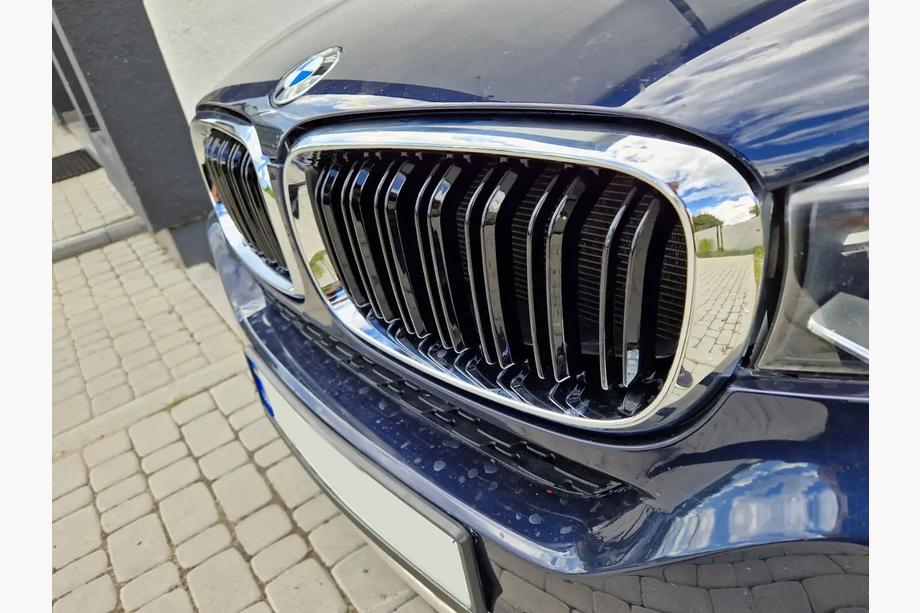 BMW X6 F16 2014-2019 Calandre M-Look (Noir Brillant avec Encadrement Chrome) Photo 4