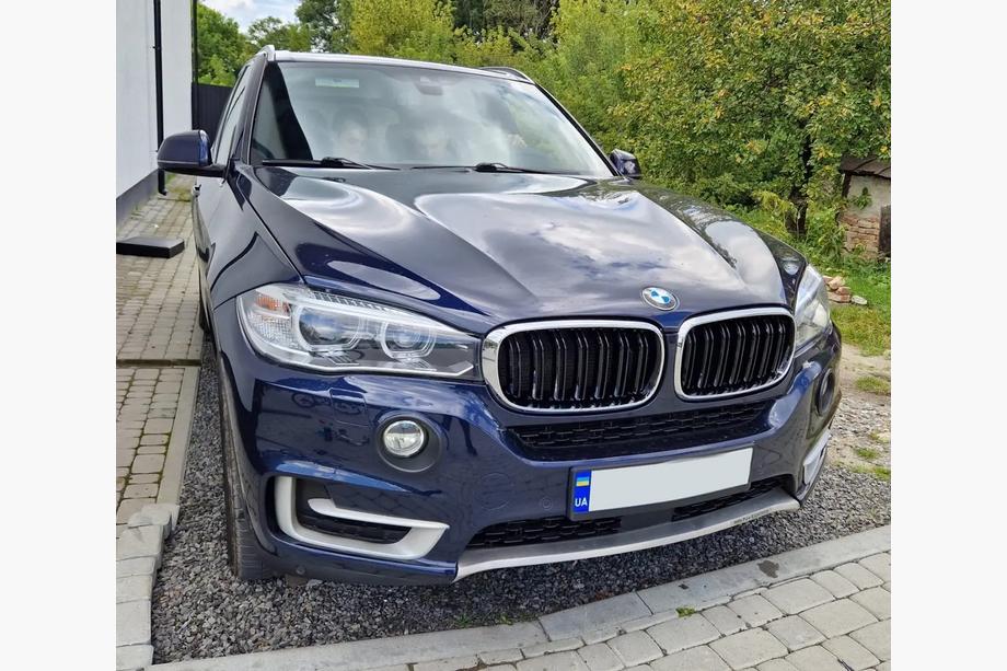 BMW X6 F16 2014-2019 Calandre M-Look (Noir Brillant avec Encadrement Chrome) Photo 5