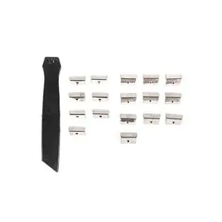 Kit de fixation pour déflecteurs de vent à insérer photo 1