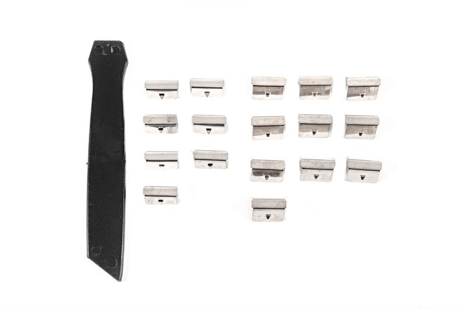 Kit de fixation pour déflecteurs de vent à insérer Photo 1
