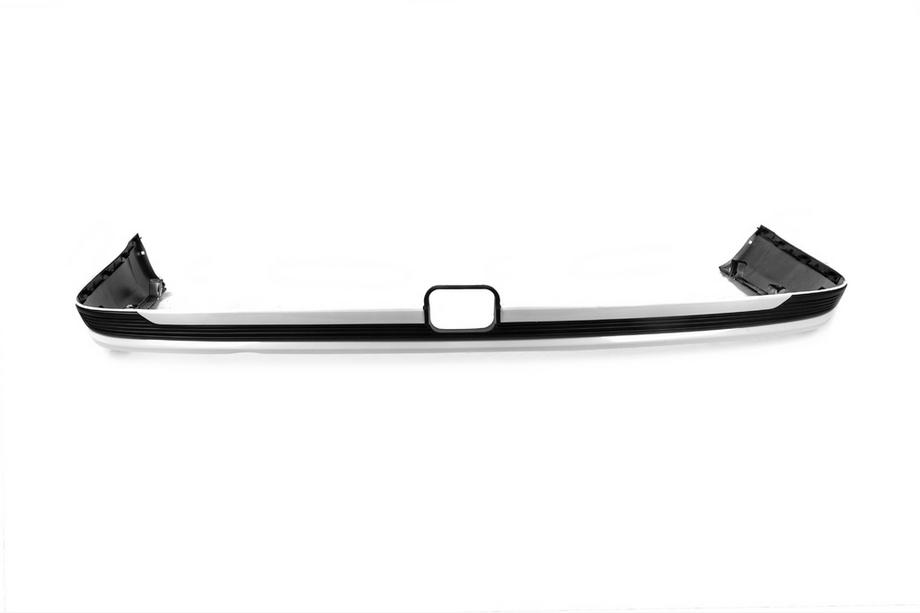 Toyota Land Cruiser 200 2007-2021 Diffuseur arrière sans chrome 2016↗ (Executive 2019/2021, pour attelage) Blanc Photo 4