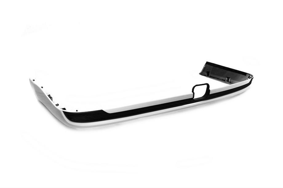 Toyota Land Cruiser 200 2007-2021 Diffuseur arrière sans chrome 2016↗ (Executive 2019/2021, pour attelage) Blanc Photo 8