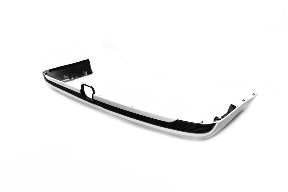 Toyota Land Cruiser 200 2007-2021 Diffuseur arrière sans chrome 2016↗ (Executive 2019/2021, pour attelage) Blanc Photo 9