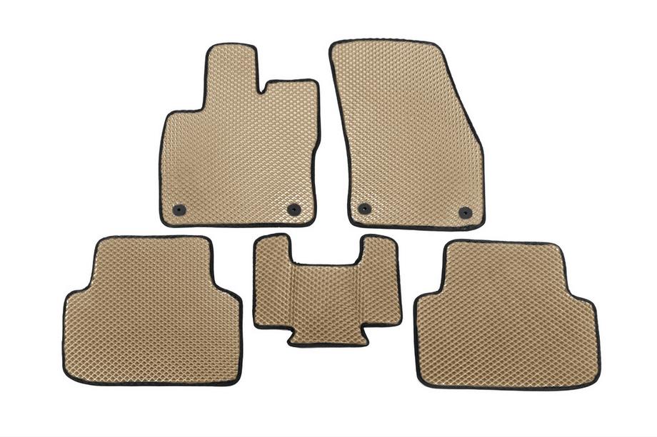 Volkswagen Golf Sportsvan 2014-2020 Tapis de sol EVA (Beige) Photo 1