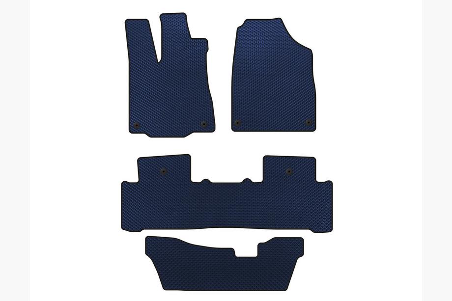 Acura MDX 2013-2020 Tapis de sol EVA (3 Rangées, Bleu) Image
