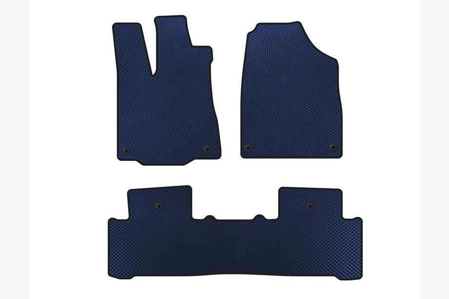 Acura MDX 2013-2020 Tapis de sol EVA (2 Rangées, Bleu) Image