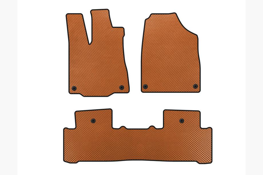 Acura MDX 2013-2020 Tapis de sol EVA (2 Rangées, Orange) Image