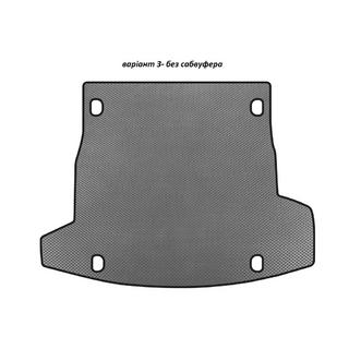 Tapis de coffre EVA V-3 (sans caisson de basses, Gris)