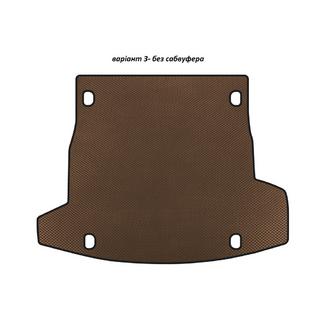 Tapis de coffre EVA V-3 (sans caisson de basses, Marron)
