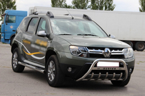 Dacia Duster 2008-2018 Pare-buffle avec inscription WT004 (inox) photo 2