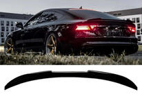 Audi A7 2010-2018 Becquet arrière DPT V2 (Berline, noir brillant) photo 1