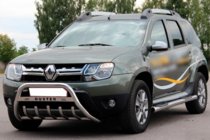 Dacia Duster 2008-2018 Tubes latéraux avec inserts (2 pcs, inox) photo 2