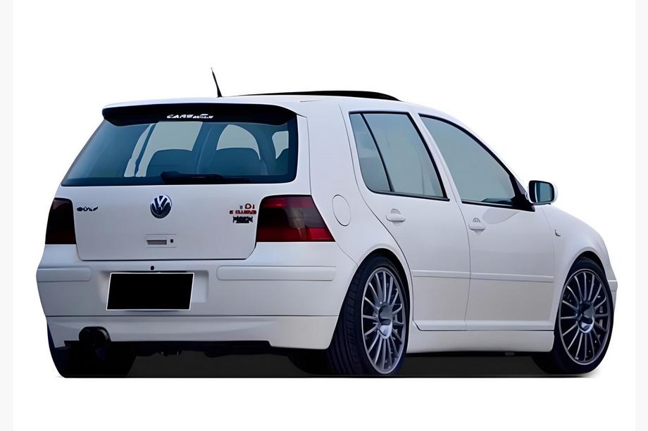 Volkswagen Golf 4 1997-2006 Diffuseur arrière DPT (noir mat) Image