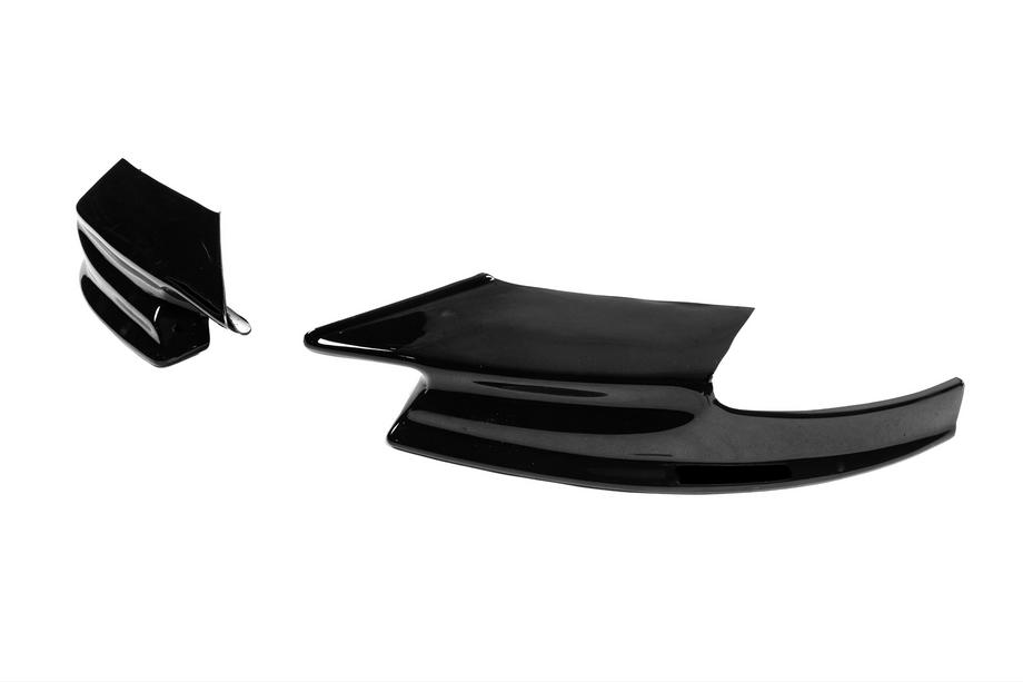 BMW 5 Series F10/F11 2010–2016 Extensions de pare-chocs avant DPT Flap (pour M5, Noir Brillant) Photo 2