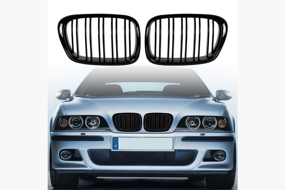 BMW 5 Series E39 1996-2003 Grilles M-Look (2000-2003, Noir Brillant) Image