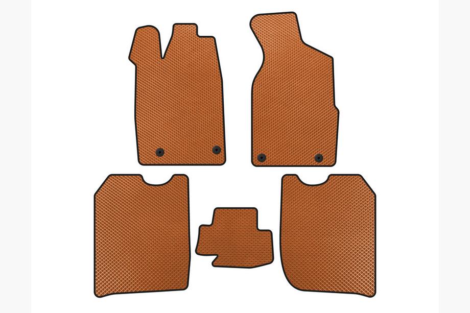 Audi 100 C3 1988-1991 Tapis de sol EVA (1982-1988, Sedan, Orange) Image