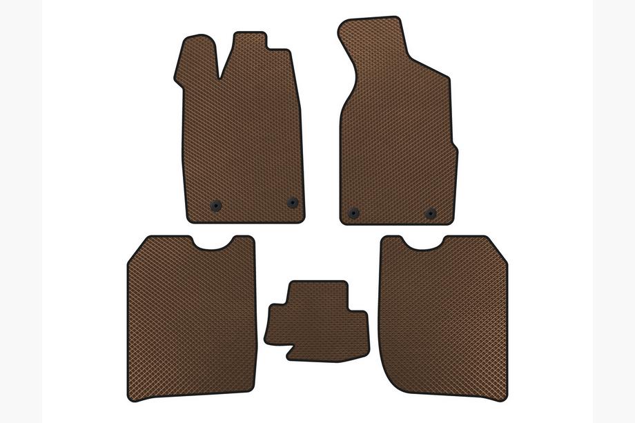 Audi 100 C3 1988-1991 Tapis de sol EVA (1982-1988, Sedan, Marron) Image