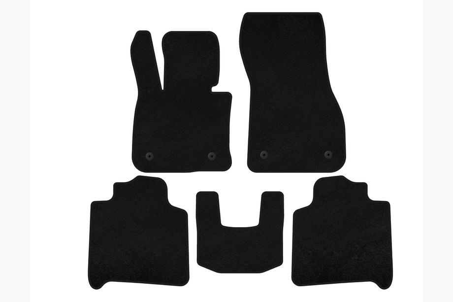 BMW 2 Series Active Tourer F45/F46 2014-2021 Tapis de sol textile Premium (Pour F46, 2 rangées, Noir) Photo 1