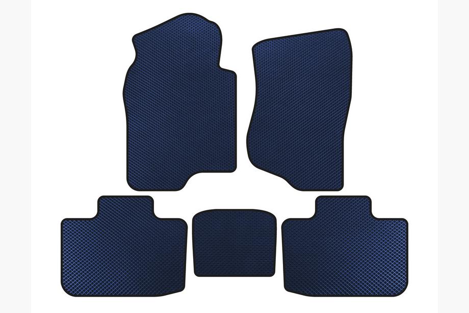 Cadillac Escalade 2007-2014 Tapis de sol EVA (2 Rangées, Bleu) Image