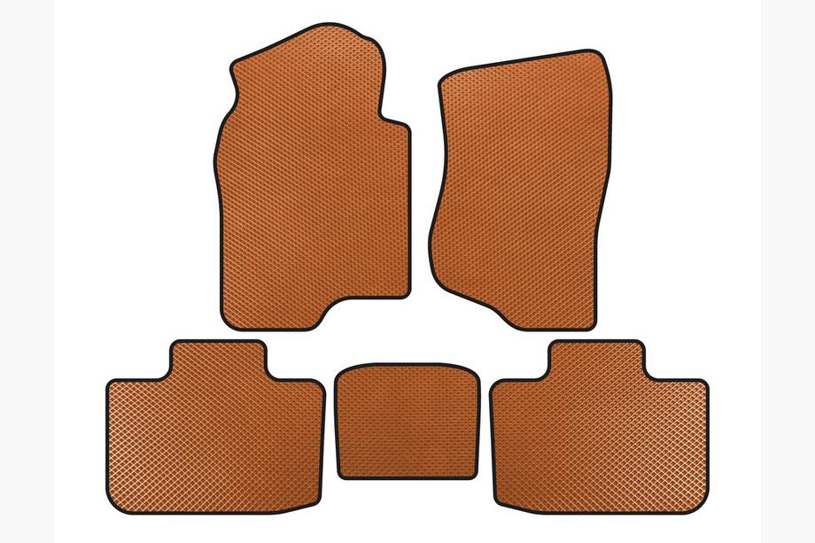 Cadillac Escalade 2007-2014 Tapis de sol EVA (2 Rangées, Orange) Image