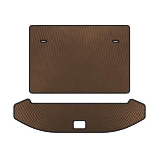 Tapis de coffre EVA (3 rangées, Marron)