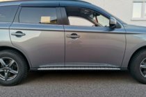 Mitsubishi Outlander 2012-2021 Marchepieds Latéraux OEM V1 (2 pcs, Aluminium) photo 1