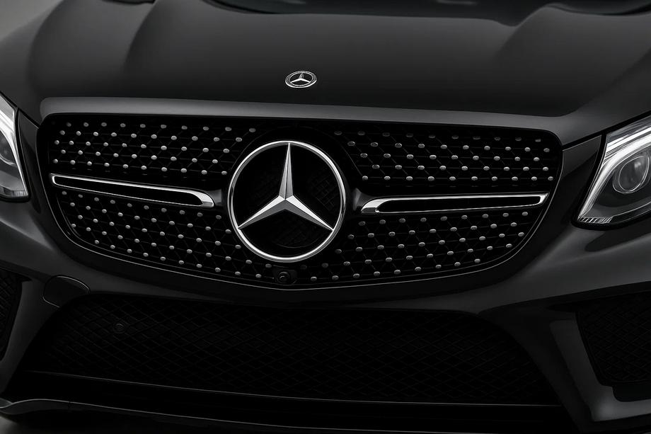 Mercedes GLE/ML сlass W166 2011-2018 Calandre Tuning Diamond Black (GLE) Sans caméra Image