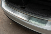 Ford C-Max/Grand C-Max 2010-2019 Protection de Pare-chocs Arrière OmsaLine (Inox) photo 1