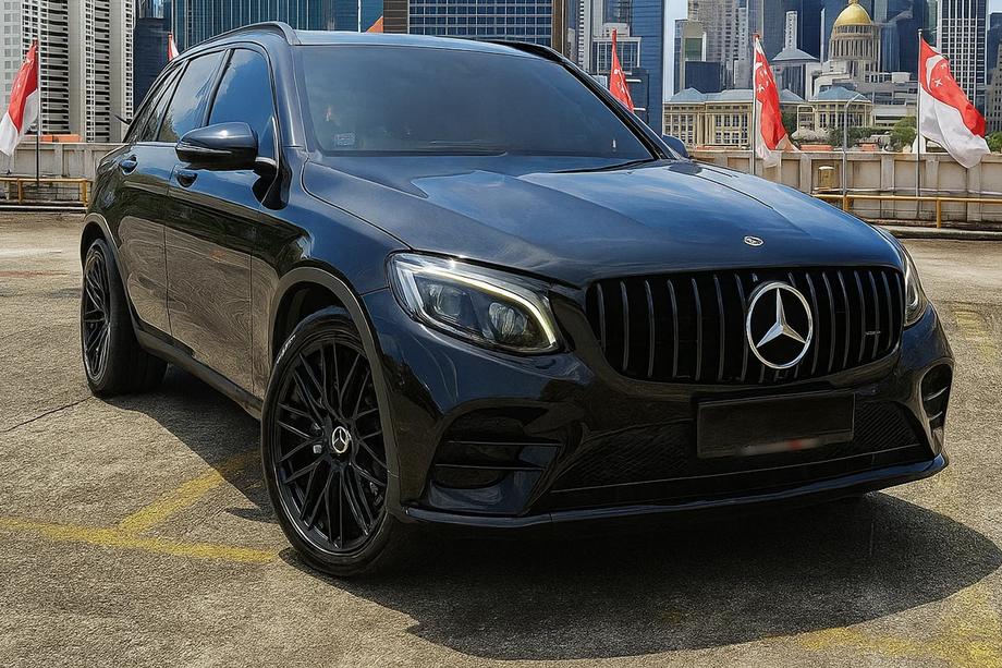 Mercedes GLC X253 2015-2022 Calandre Avant GT Panamericana Noir (2015-2019) Photo 1